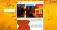 Desktop Screenshot of beer-factory.cz